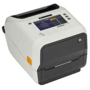 Zebra ZD621d Healthcare, 8 dots/mm (203 dpi), disp. (colour), RTC, USB, USB Host, RS232, BT (BLE), Ethernet, white